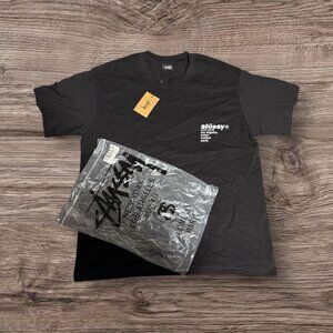 Stüssy Strawberry Graphic Tee Black Size Large